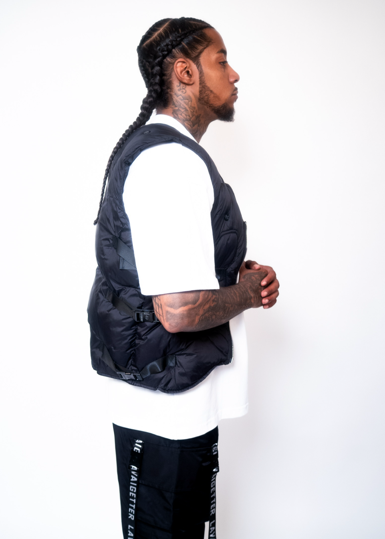 LVG Silhouette Black Padded Luxe Vest