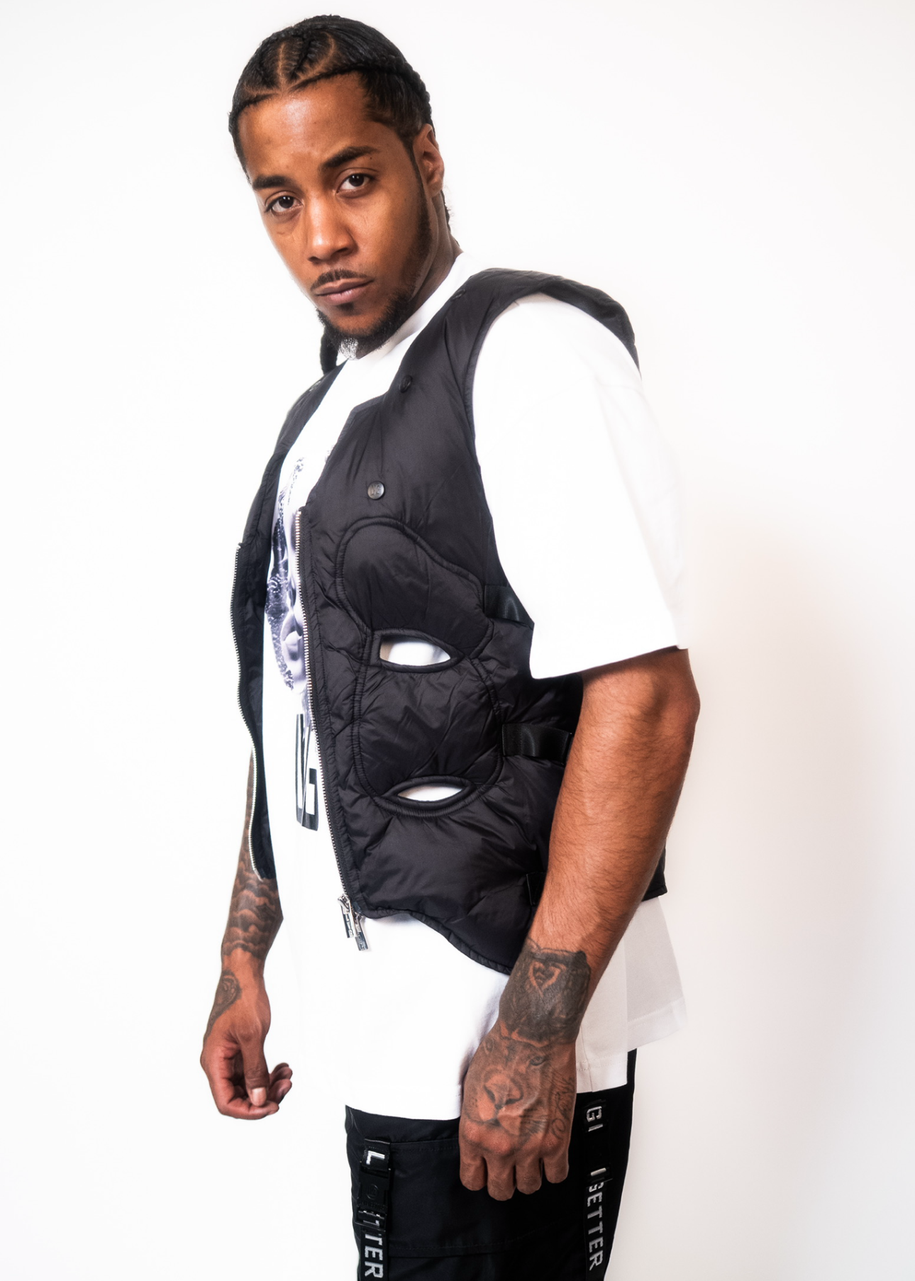 LVG Silhouette Black Padded Luxe Vest